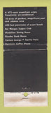 Matchbook Cover - Americana Hotel Miami Beach FL 30 Stick