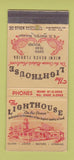 Matchbook Cover - The Lighthouse Miami Beach FL WEAR 30 Stick