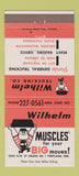 Matchbook Cover - Wilhelm Trucking ID CA OR WA 30 Strike