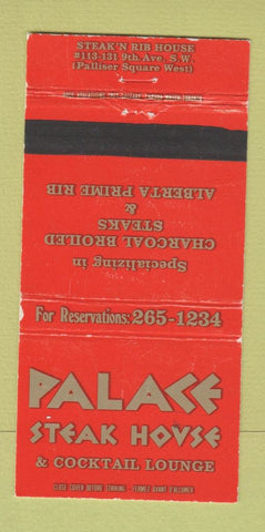Matchbook Cover - Palace Steak House  WEAR 30 Strike