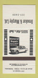 Matchbook Cover - Brooker Murphy Auto Repair Thornhill ON? 30 Strike