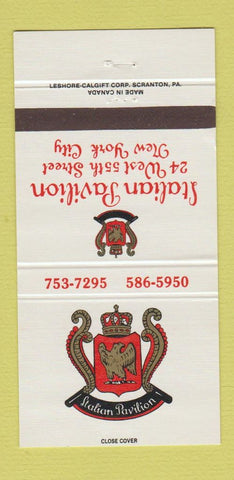 Matchbook Cover - Italian Pavilion New York City WEAR 30 Strike