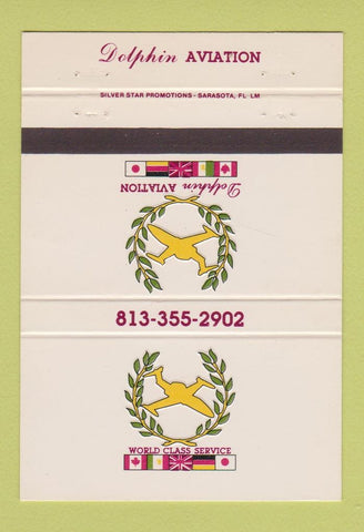 Matchbook Cover - Dolphin Aviation 40 Strike