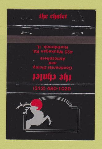 Matchbook Cover - The Chalet Restaurant Northbrook IL 40 Strike