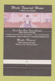 Matchbook Cover - Wade Funeral Home ST Louis MO 40 Strike