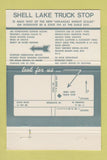 Matchbook Cover - Shell Lake Truck Stop Skelly oil gas Earle? AR 40 Strike