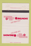 Matchbook Cover - Showtime Movie Channel Cable TV 40 Strike