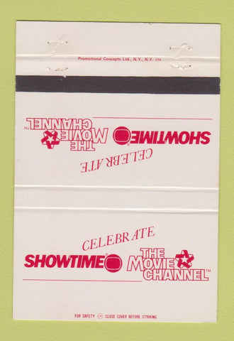 Matchbook Cover - Showtime Movie Channel Cable TV 40 Strike