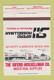 Matchbook Cover - Siferd Hossellman Supply Bucyrus Lima OH 40 Strike