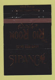 Matchbook Cover - Rio Room Sipang Dallas TX 40 Strike