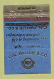 Matchbook Cover - CM Smillie Ferndale MI 40 Strike