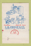 Matchbook Cover - CM Smillie Ferndale MI 40 Strike