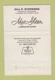 Matchbook Cover - HP Smith Phillips 66 oil gas Chicago IL Mar Sheen 40 Strike