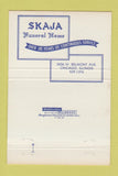 Matchbook Cover - Skaja Terrace Funeral Home Niles IL 40 Strike