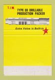 Matchbook Cover - Texas Iron Works Houston TX Pearce 40 Strike