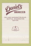 Matchbook Cover - Daniel's Broiler Seattle WA 40 Strike