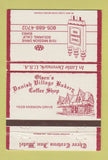 Matchbook Cover - Three Crowns Inn Solvang CA WEAR 40 Strike