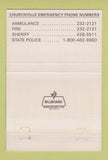 Matchbook Cover - Ang Markets Grocery Shur Save Churchville NY 40 Strike