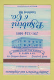 Matchbook Cover - P Sabini Furniture Appliances Stamford CT 40 Strike