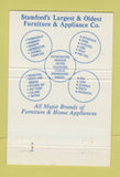Matchbook Cover - P Sabini Furniture Appliances Stamford CT 40 Strike
