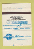 Matchbook Cover - Insurance Erman Smith Funeral Home Pittsburg TX 40 Strike