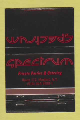 Matchbook Cover - Epectrum Medford NY Restaurant 40 Strike