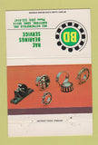 Matchbook Cover - Raoe Bearings Service Hartford CT 40 Strike