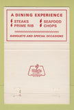Matchbook Cover - Raindancer Steak House Amsterdam NY 40 Strike