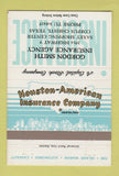 Matchbook Cover - Gordon Smith Insurance Agency Corpus Christi TX 40 Strike