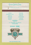 Matchbook Cover - Raceland Bank and Trust Raceland LA Galliano 40 Strike