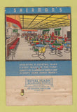 Matchbook Cover - Sherman's San Diego CA WORN 40 Strike