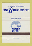 Matchbook Cover - DF Richards Propane gas Dover NH 40 Strike
