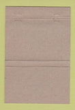 Matchbook Cover - Budweiser Beer DOUBLE PRINT anti littering 40 Strike