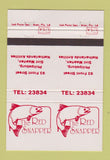 Matchbook Cover - Red Snaper Saint Maarten Antilles DOUBLE PRINT 40 Strike