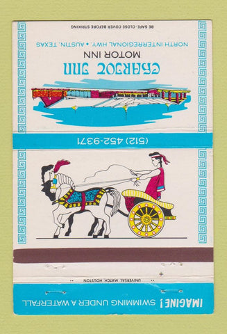 Matchbook Cover - Chariot Inn Motor Inn Austin TX 40 Strike