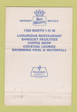 Matchbook Cover - Chariot Inn Motor Inn Austin TX 40 Strike