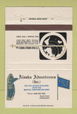 Matchbook Cover - Alaska Adventurers Seattle WA 40 Strike
