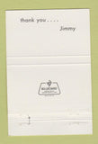 Matchbook Cover - Jimmy's Backyard Port Washington NY 40 Strike