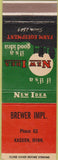 Matchbook Cover - New Idea Tractors Kasson MN Brewer Implement