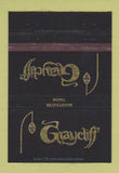 Matchbook Cover - Graycliff Hotel Restaurant Nassau Bahamas 40 Strike