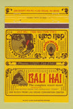 Matchbook Cover - Bali Hai Resort Las Vegas NV 40 Strike