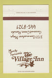 Matchbook Cover - The Village Inn Coconut Grove FL 40 Strike