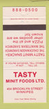 Matchbook Cover - Tasty Minit Foods Winnipeg MB 30 Strike