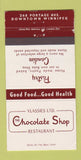 Matchbook Cover - Vlassies Chocolate Shop Winnipeg MB 30 Strike