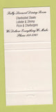 Matchbook Cover - D Jay's Restaurant Winnipeg MB WEAR 30 Strike