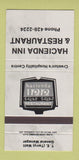 Matchbook Cover - Hacienda Inn Restaurant Creston BC 30 Strike
