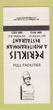 Matchbook Cover - Periklis Restaurant Victoria BC 30 Strike
