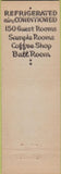 Matchbook Cover - The Kemp Hotel Wichita Falls TX Christmas wreath