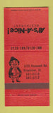 Matchbook Cover - At's A Nice Restaurant Broadview IL 30 Strike