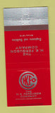 Matchbook Cover - HK Fergson Company Morrison Knudsen 30 Strike
